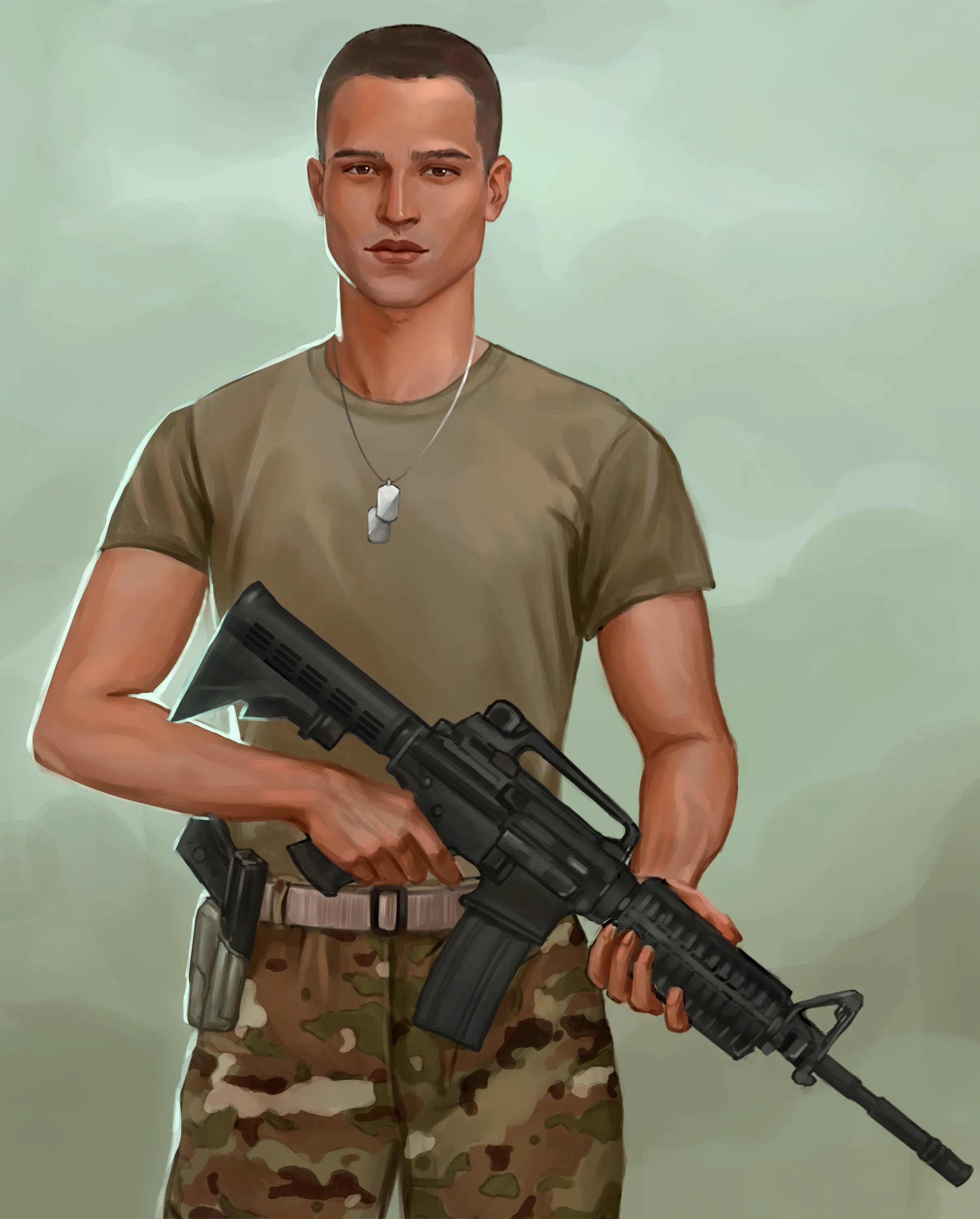Portrait of Lopez